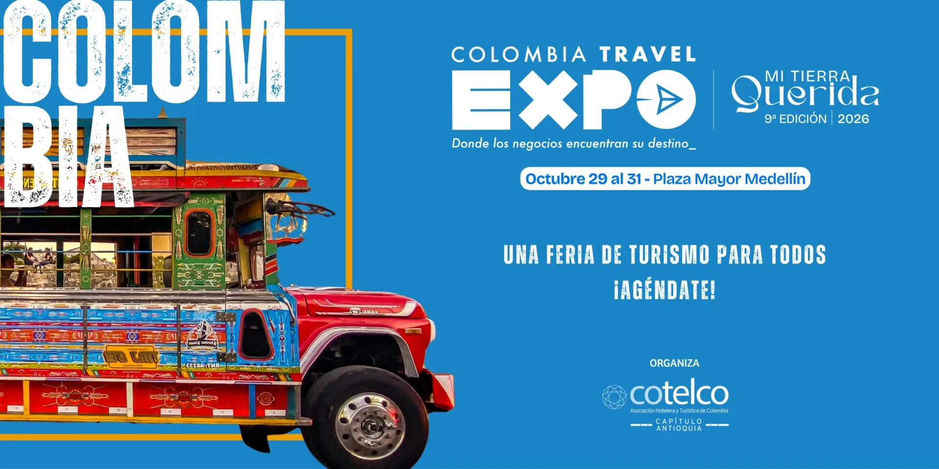 Feria de turismo: Colombia Travel Expo 2026